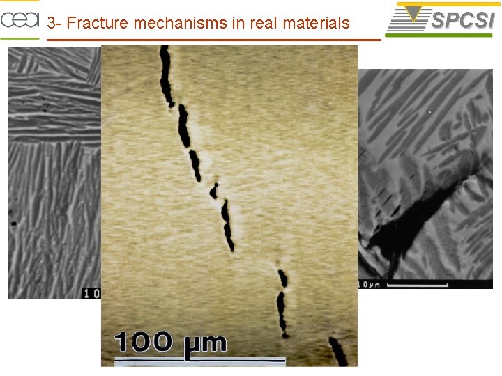 3 - Fracture mechanisms in real materials Ti 3 Al-based alloy 
