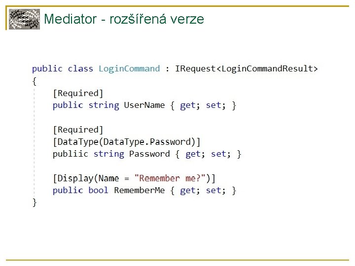Mediator - rozšířená verze 