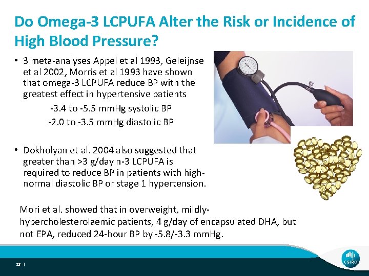 Do Omega-3 LCPUFA Alter the Risk or Incidence of High Blood Pressure? • 3