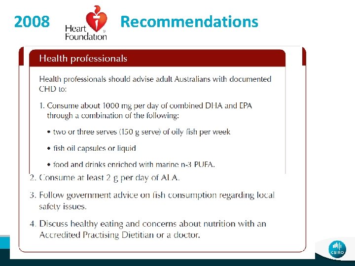 2008 6 | Recommendations 