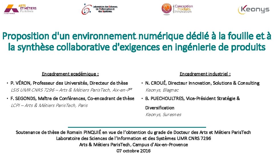 Proposition d'un environnement numérique dédié à la fouille et à la synthèse collaborative d'exigences