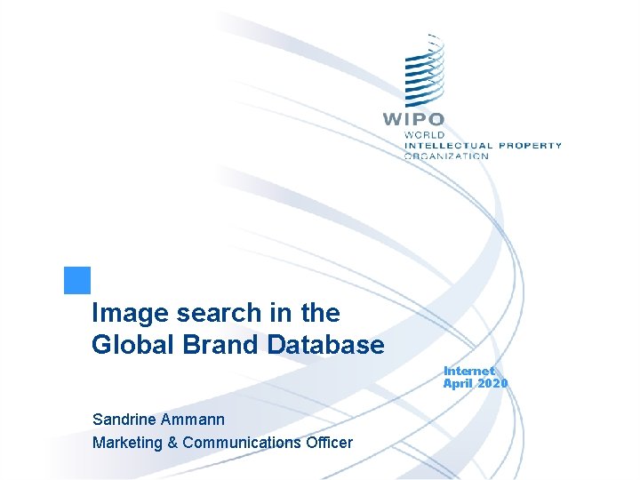 Image search in the Global Brand Database Internet