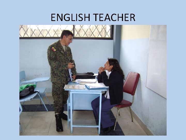ENGLISH TEACHER 