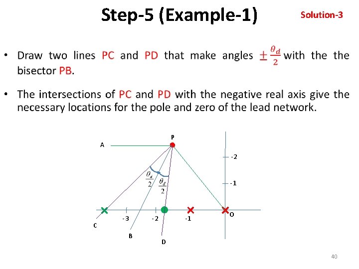 Step-5 (Example-1) Solution-3 • P A -2 -1 C -3 B -2 -1 O