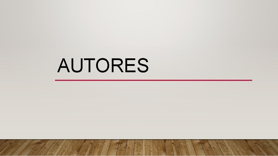 AUTORES 