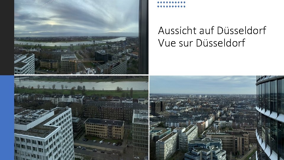 Aussicht auf Düsseldorf Vue sur Düsseldorf 