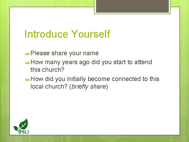 Introduce Yourself Please share your name How many years ago did you start to