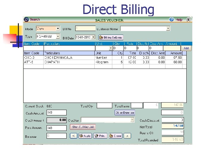 Direct Billing 