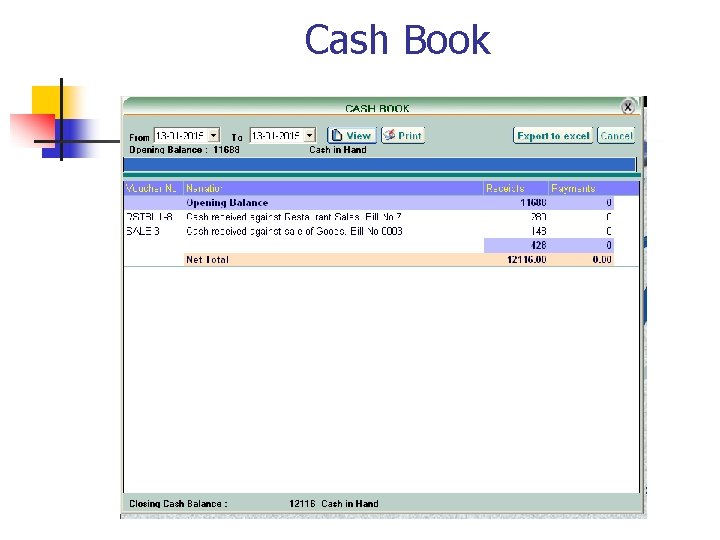 Cash Book 