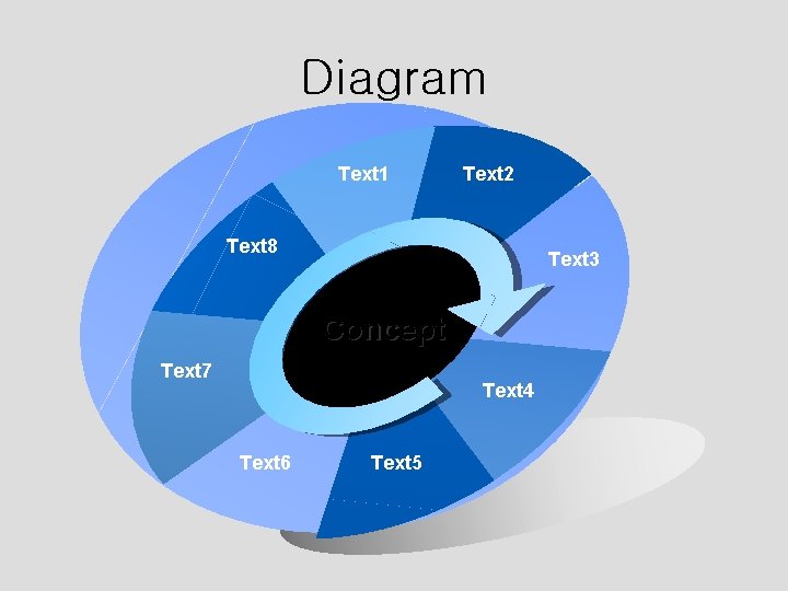 Diagram Text 1 Text 2 Text 8 Text 3 Concept Text 7 Text 4