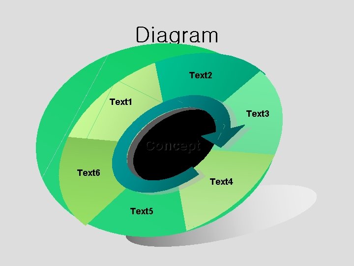 Diagram Text 2 Text 1 Text 3 Concept Text 6 Text 4 Text 5