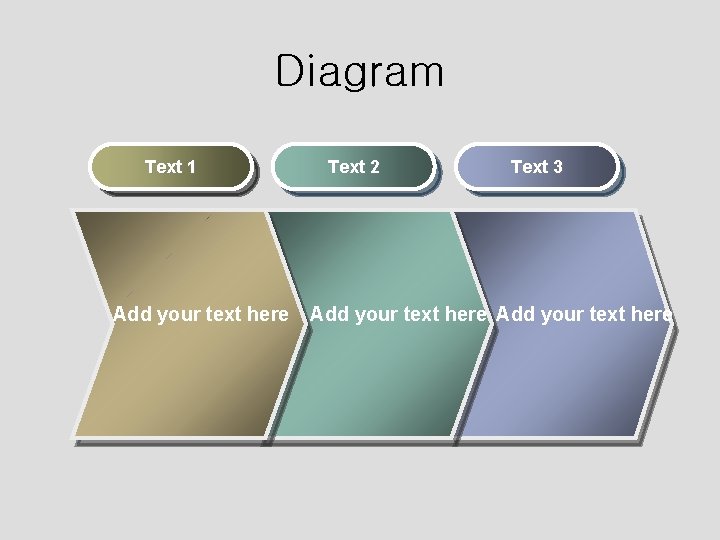 Diagram Text 1 Add your text here Text 2 Text 3 Add your text