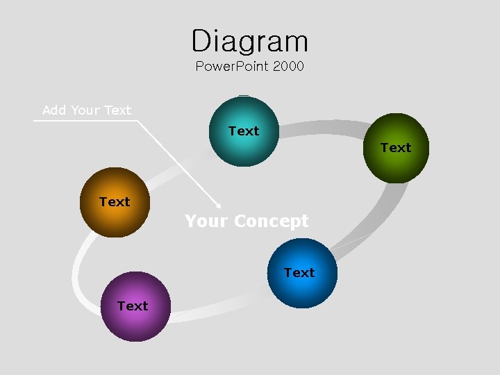 Diagram Power. Point 2000 Add Your Text Your Concept Text 