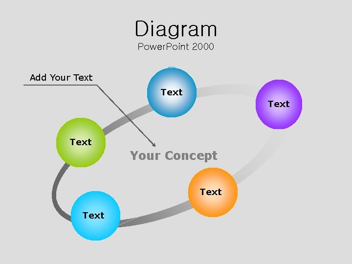 Diagram Power. Point 2000 Add Your Text Your Concept Text 