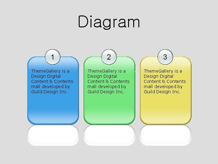 Diagram 1 2 3 Theme. Gallery is a Design Digital Content & Contents mall