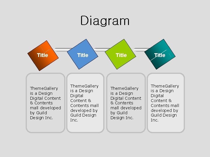 Diagram Title Theme. Gallery is a Design Digital Content & Contents mall developed by