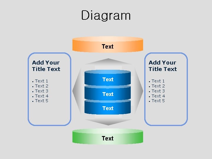 Diagram Text Add Your Title Text • • • Text Text 1 2 3