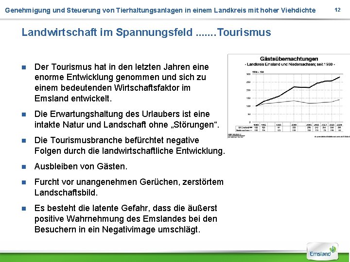 Genehmigung und Steuerung von Tierhaltungsanlagen in einem Landkreis mit hoher Viehdichte Landwirtschaft im Spannungsfeld.