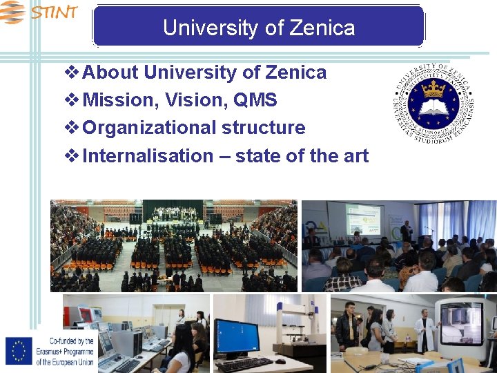 University of Zenica v About University of Zenica v Mission, Vision, QMS v Organizational