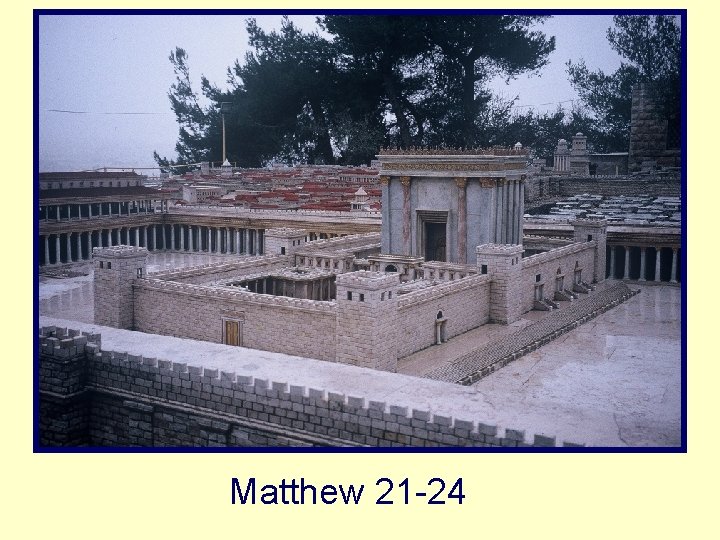 Matthew 21 -24 