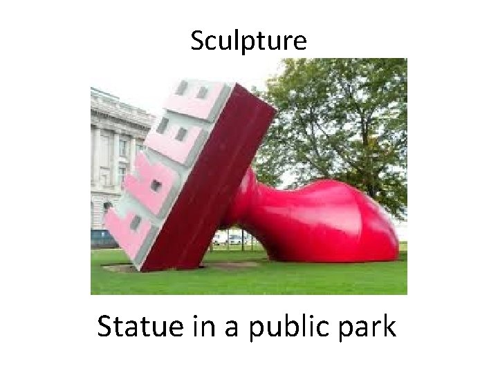 Sculpture Statue in a public park 