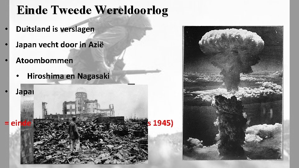 De Tweede Wereldoorlog Tijd van wereldoorlogen 1900 1950