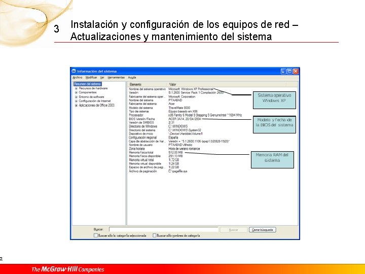 2 3 Instalación y configuración de los equipos de red – Actualizaciones y mantenimiento