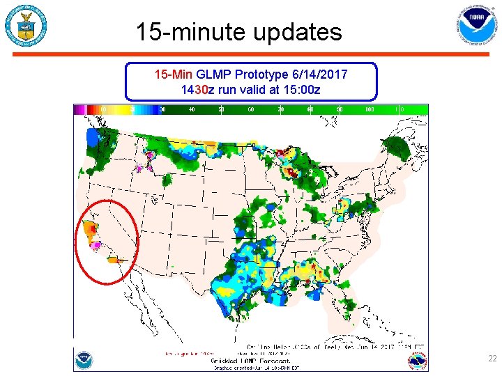 15 -minute updates 15 -Min GLMP Prototype 6/14/2017 1430 z run valid at 15: