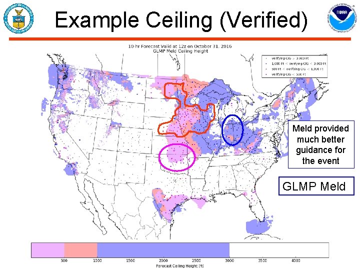 Example Ceiling (Verified) Meld provided much better guidance for the event GLMP Meld 