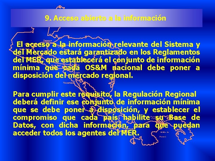 9. Acceso abierto a la información Pepesca El acceso a la información relevante del