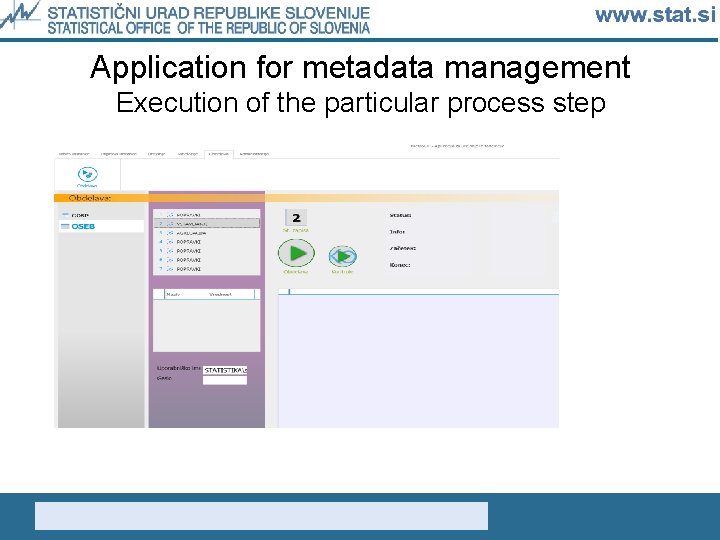 Metadata driven application for data processing from local