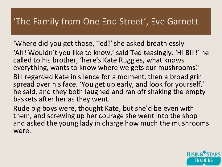 ‘The Family from One End Street’, Eve Garnett ‘Where did you get those, Ted!’