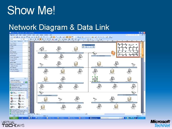 Show Me! Network Diagram & Data Link 