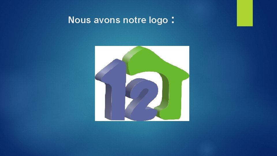 Nous avons notre logo : 