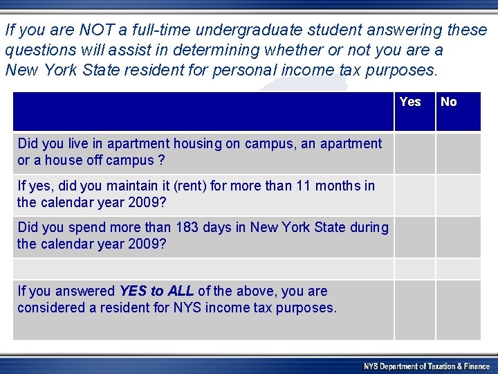 If you are NOT a full-time undergraduate student answering these questions will assist in