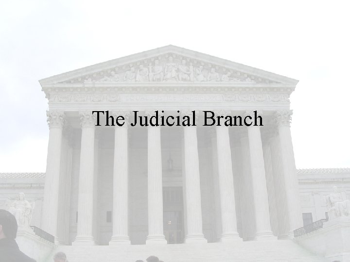 The Judicial Branch 
