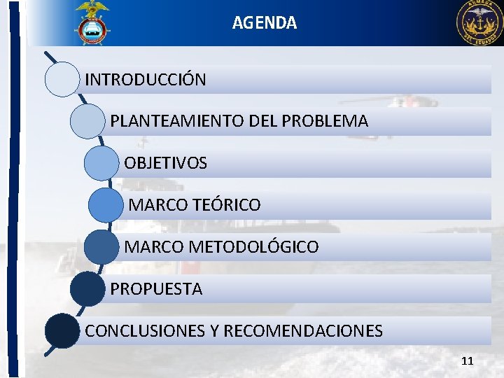 AGENDA MARCO JURÍDICO INTRODUCCIÓN PLANTEAMIENTO DEL PROBLEMA OBJETIVOS MARCO TEÓRICO MARCO METODOLÓGICO PROPUESTA CONCLUSIONES