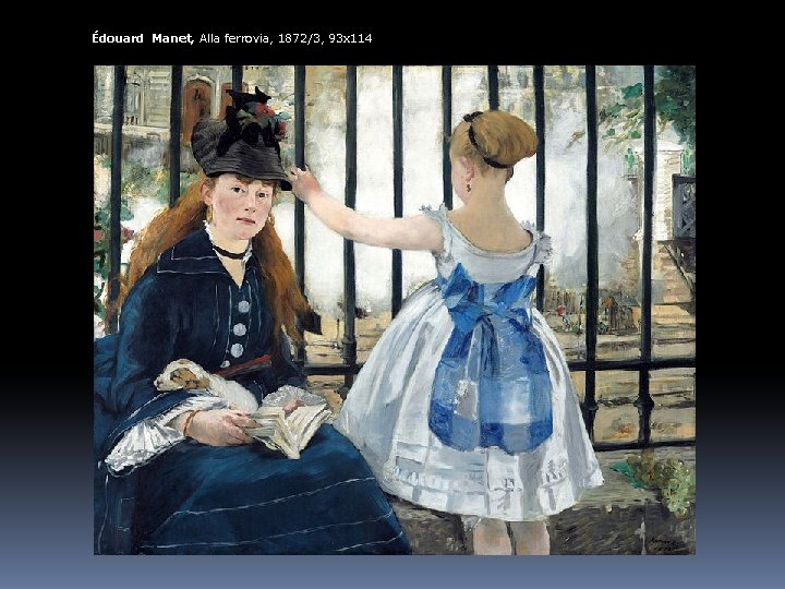 Édouard Manet, Alla ferrovia, 1872/3, 93 x 114 