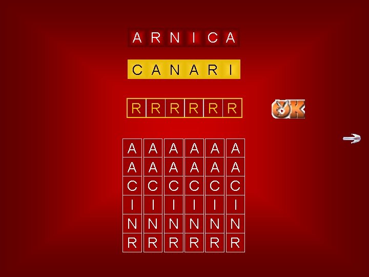 canari A R N I C A N A R I C R N