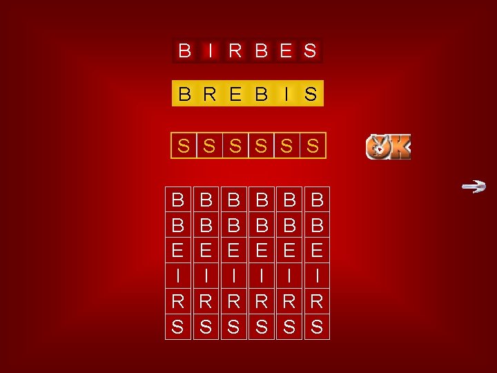 B brebis I R B E S B R E B I S R