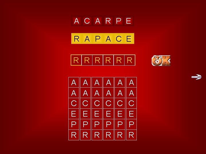 A rapace C A R P E R A P A C E C