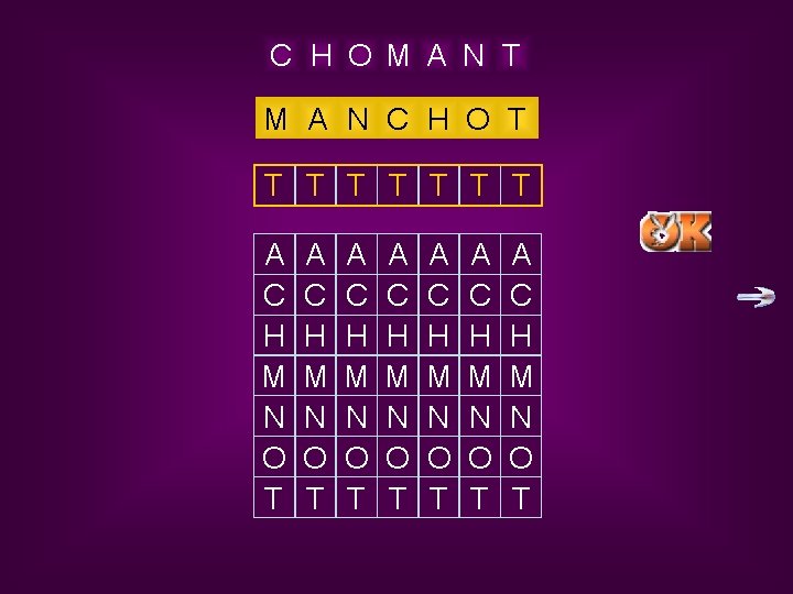 C H O M A N T MANCHOT M A N C H O