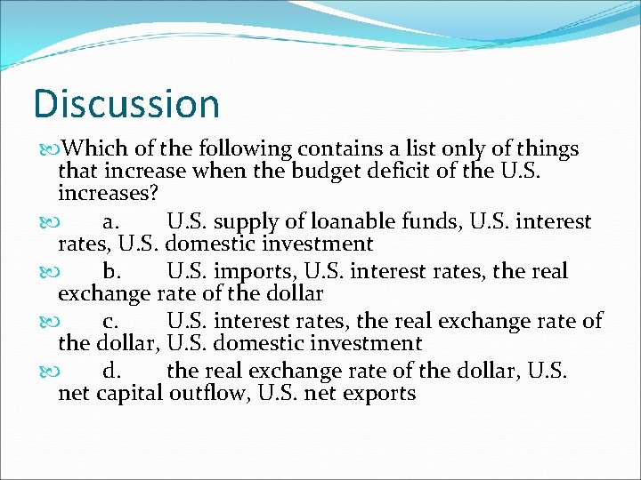 Discussion Which of the following contains a list only of things that increase when Discussion Which of the following contains a list only of things that increase when