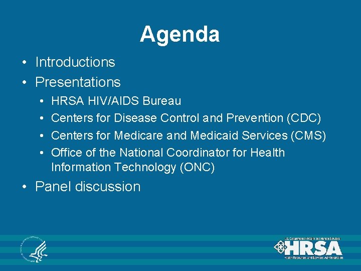 Coordinating HIV measures across HAB CDC CMS ONC