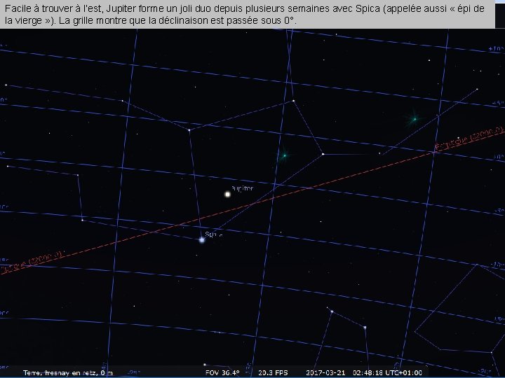 Facile à trouver à l’est, Jupiter forme un joli duo depuis plusieurs semaines avec