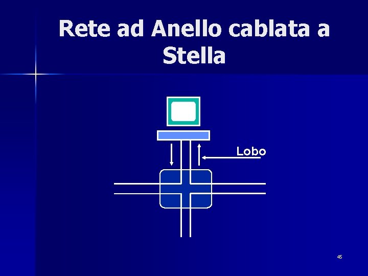 Rete ad Anello cablata a Stella Lobo 45 