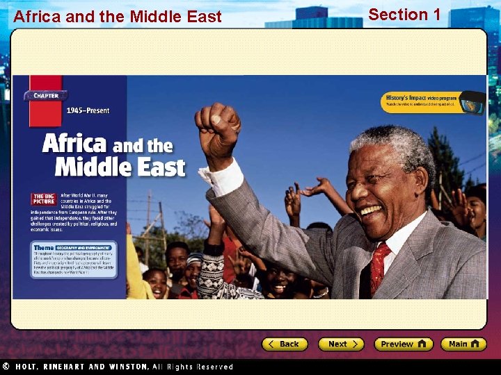 Africa and the Middle East Section 1 