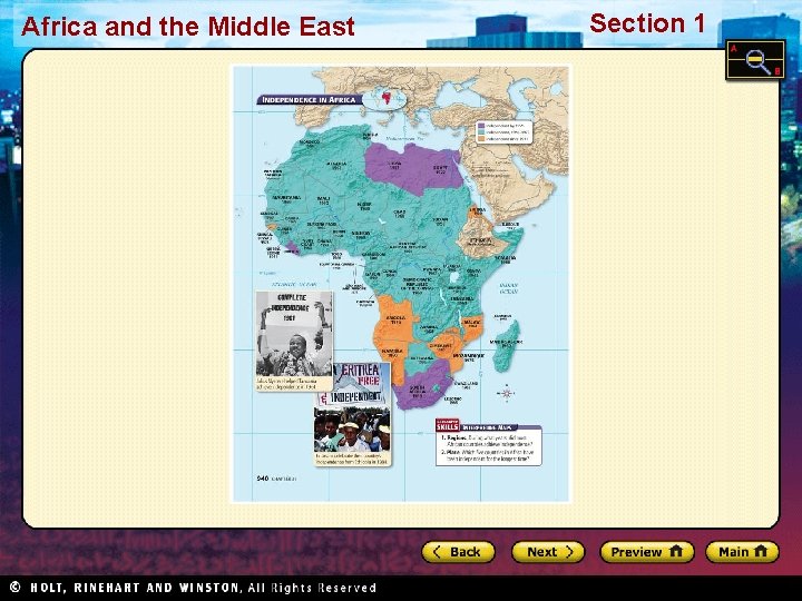 Africa and the Middle East Section 1 