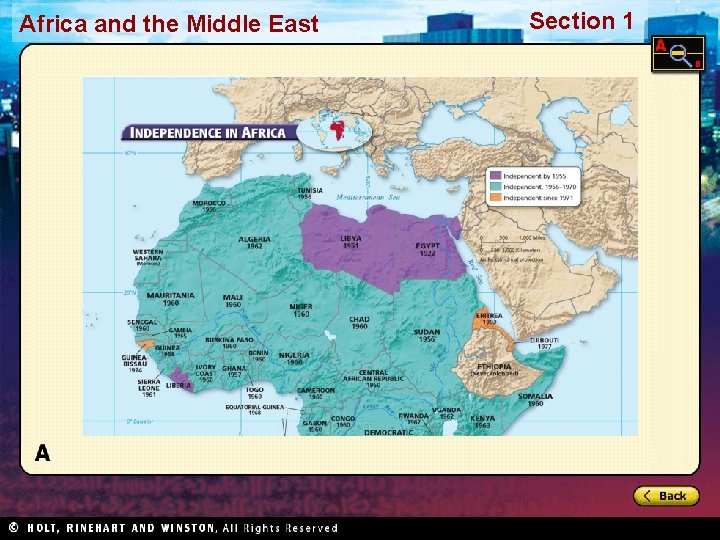 Africa and the Middle East Section 1 