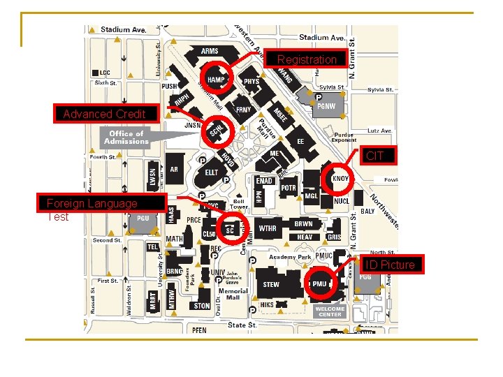 Registration Advanced Credit CIT Foreign Language Test ID Picture 